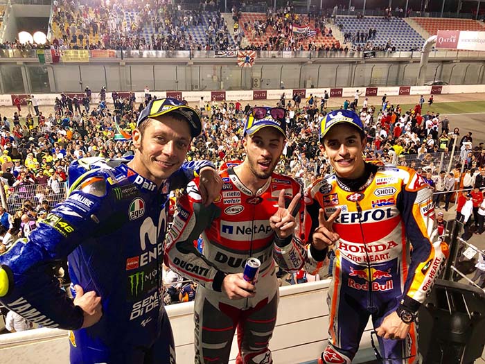 2018 MotoGP Qatar: Довициозо победник во трилер завршницата со Маркез