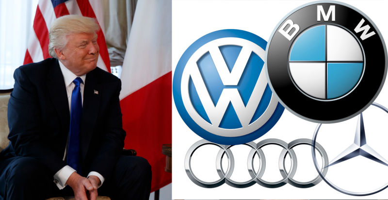 Доналд Трамп сака да го забрани увозот на германски возила