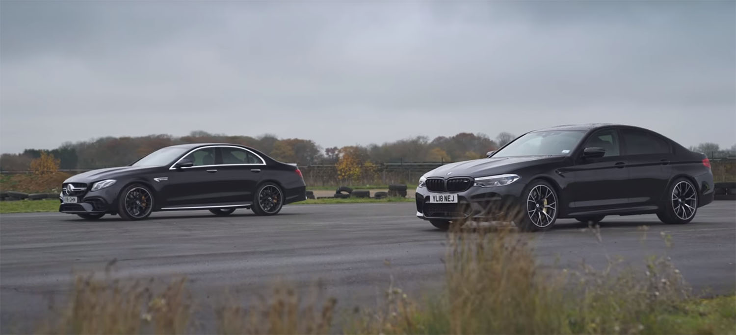 BMW M5 Competition vs. Mercedes-AMG E63 S / ВИДЕО