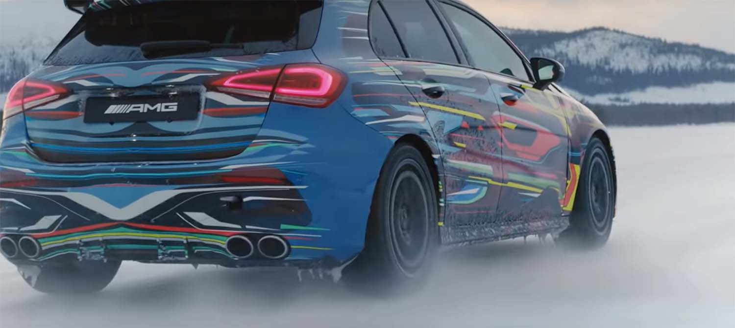 Новиот Mercedes-AMG A 45 е незапирлив на мраз / ВИДЕО