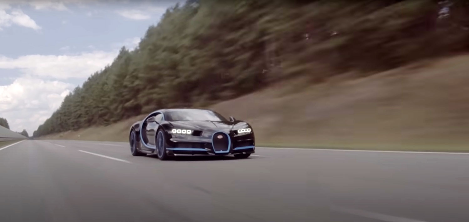 Се прашувавте како е снимано фантастичното забрзување на Bugatti Chiron до 400 km/h? Еве како / ВИДЕО