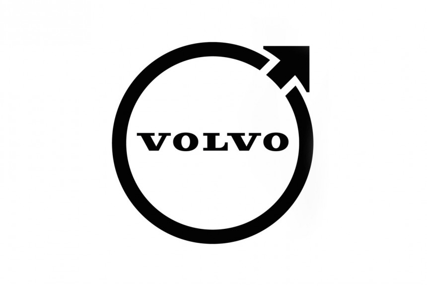 Рестилизација на логото на Volvo