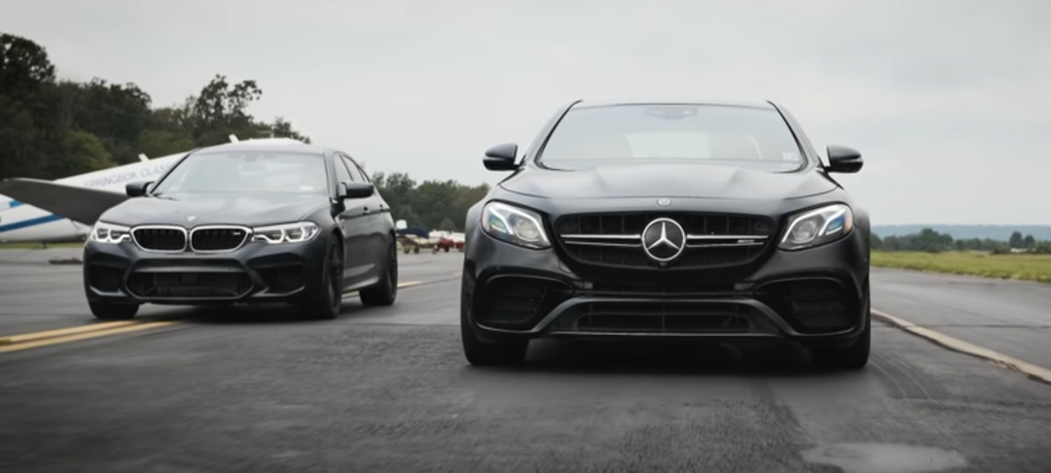 BMW M5 vs Mercedes-AMG E63 / ВИДЕО