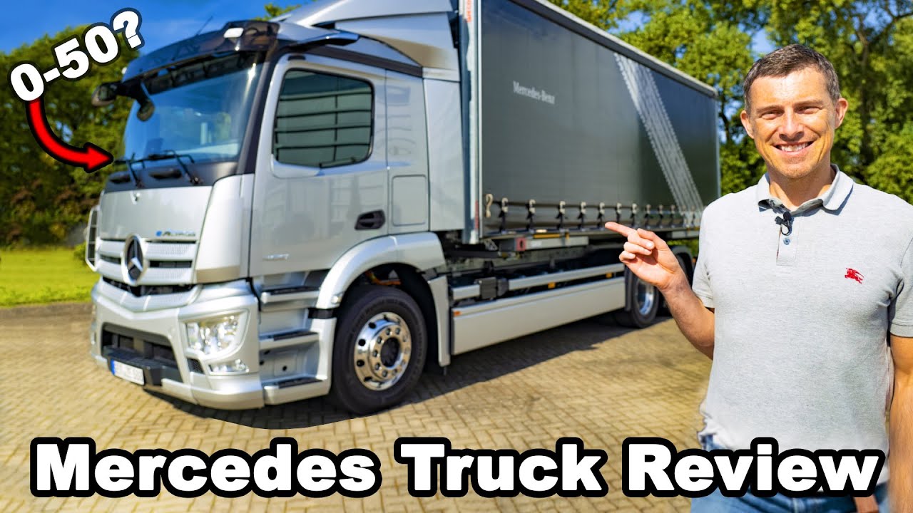 New Mercedes eActros review – they let me launch and brake test it ?