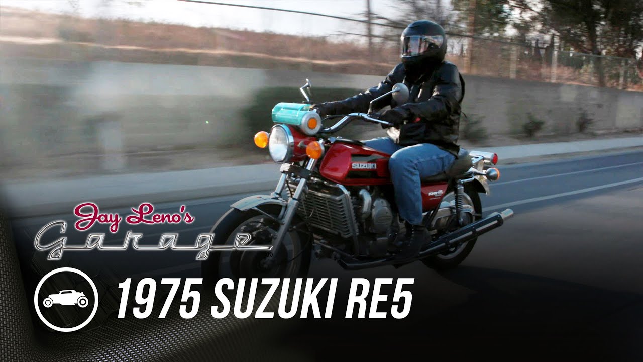 Rotary Engine Motorcycle? 1975 Suzuki RE5 – Jay Leno’s Garage