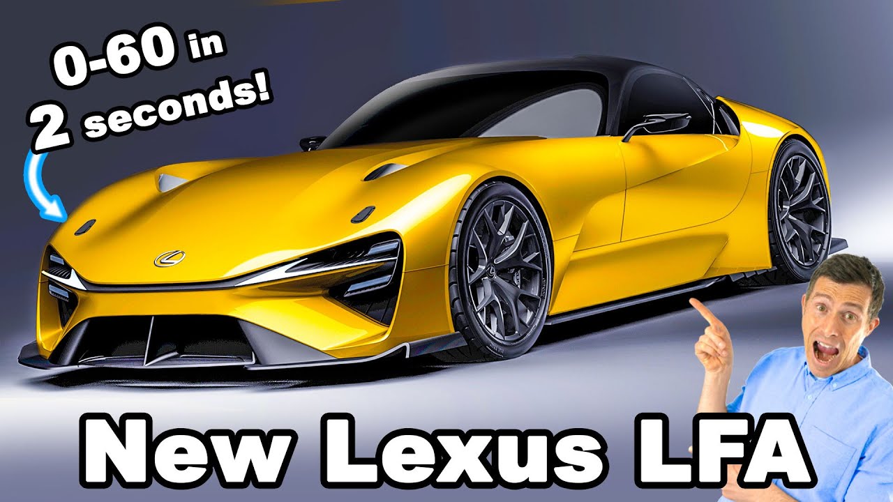 New Lexus LFA revealed… and it’ll hit 60mph in TWO seconds! ?