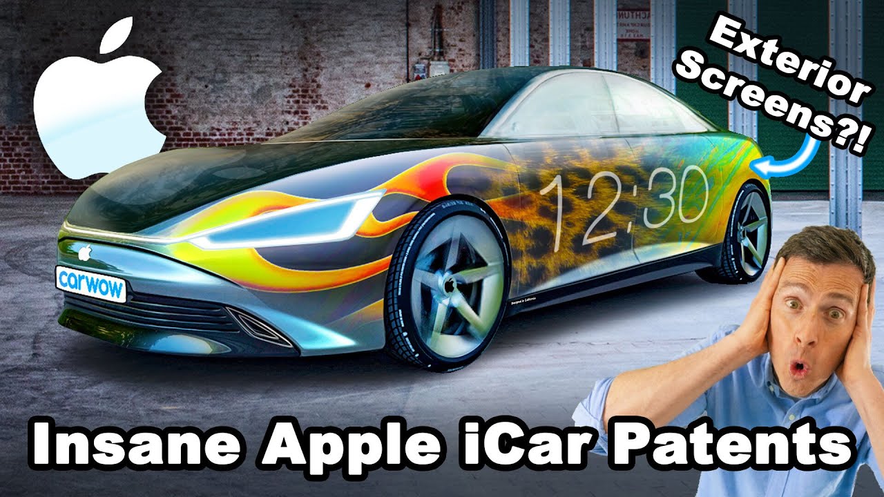 New Apple iCar… its body is a giant phone screen!