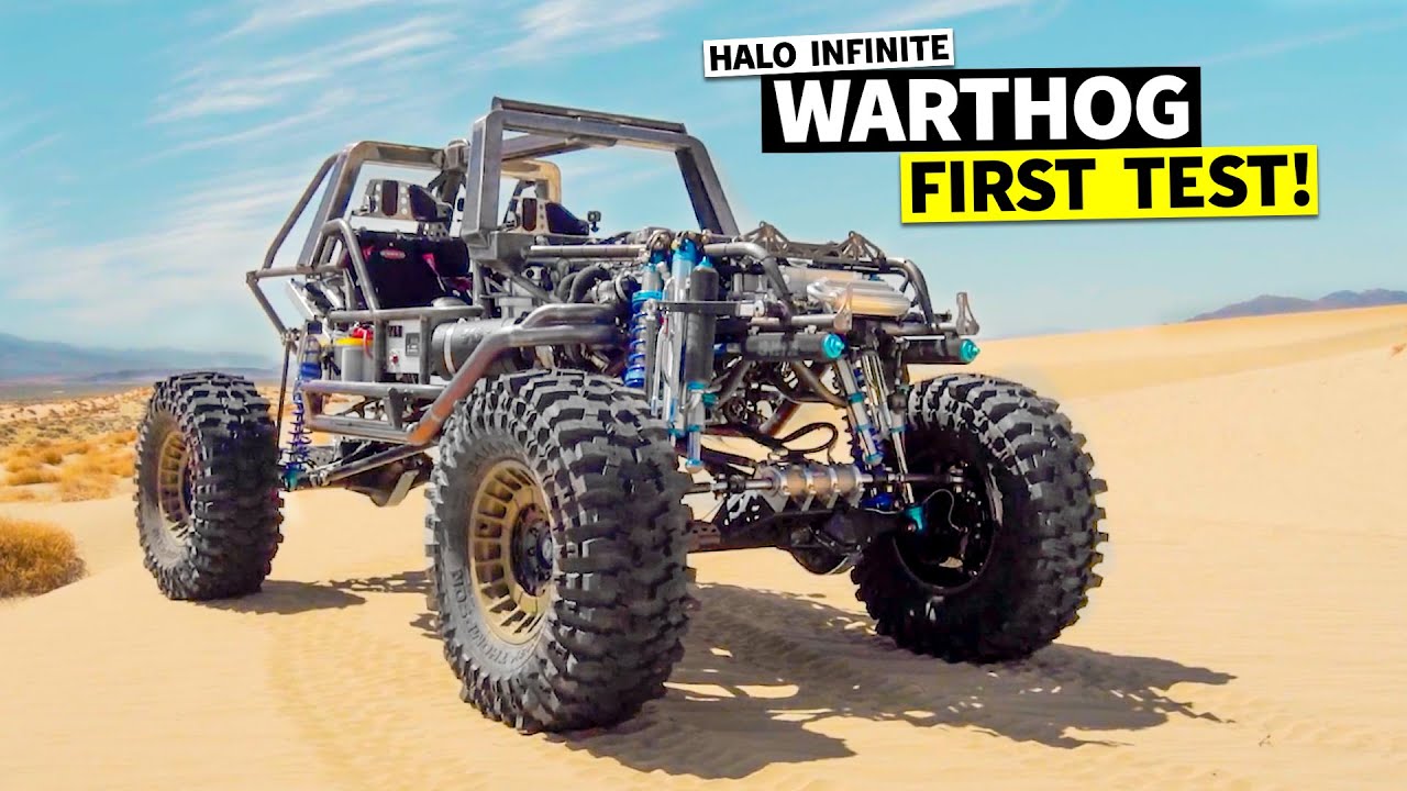 1ST SHRED TEST! 1,000hp #Halo #WARTHOG scumbag stress test in the desert