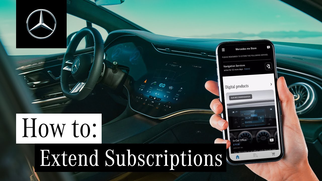 How to Extend Mercedes me Product Subscriptions