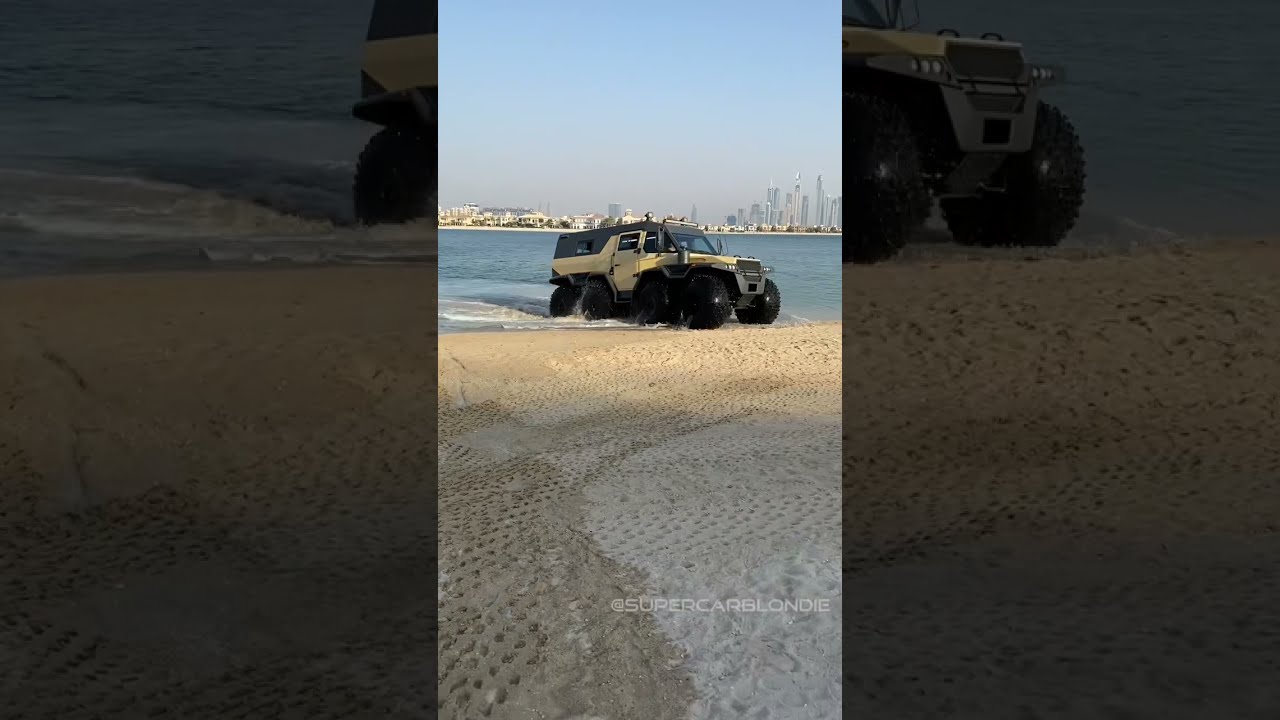 The 8×8 Shaman Military Truck can Drive on Water ?