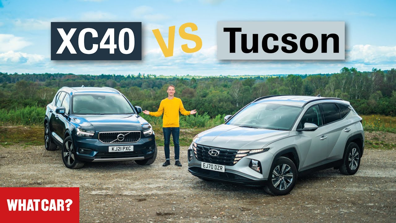 Hyundai Tucson vs Volvo XC40 SUV review Hybrid vs Mild Hybrid What Car?