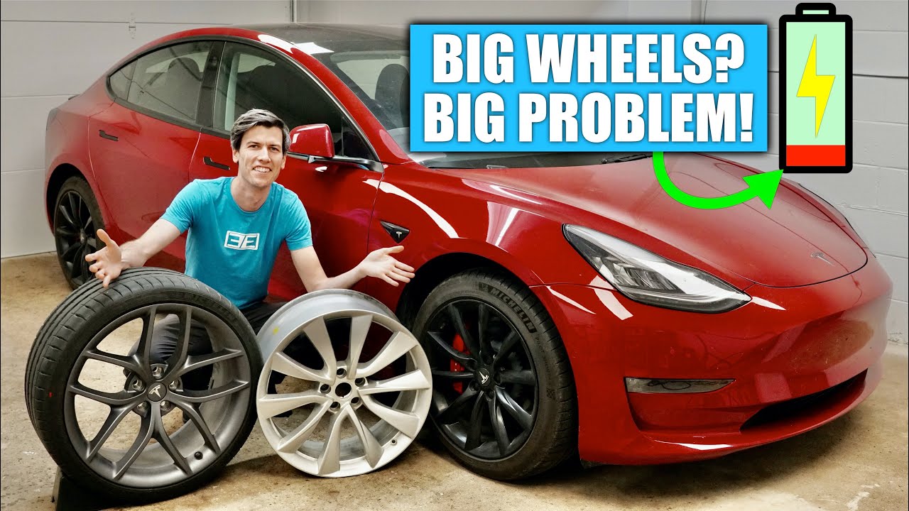 Why Big Wheels Are A Bad Idea On Electric Cars – Range Impact!