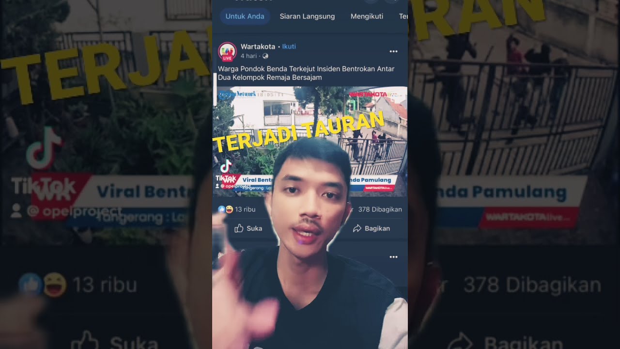 TERJADI TAURAN BOCIL