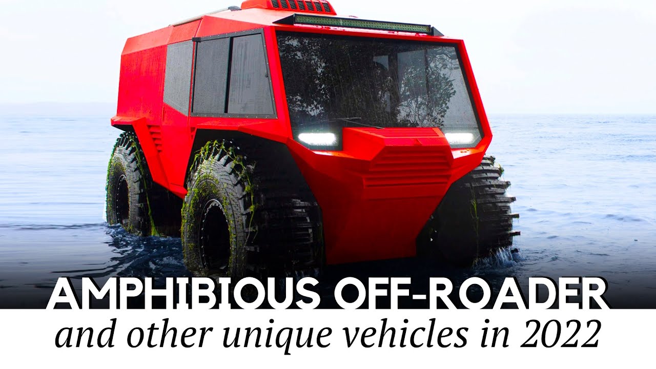 10 New Amphibious Trucks and Vehicles that Transform to Overcome Any Offroad Terrains