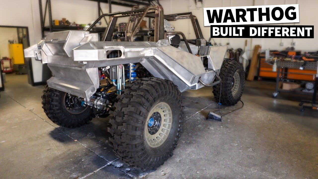 Bodywork is DONE! Our 1,000hp Halo Warthog’s hand-built panels are ready for paint!