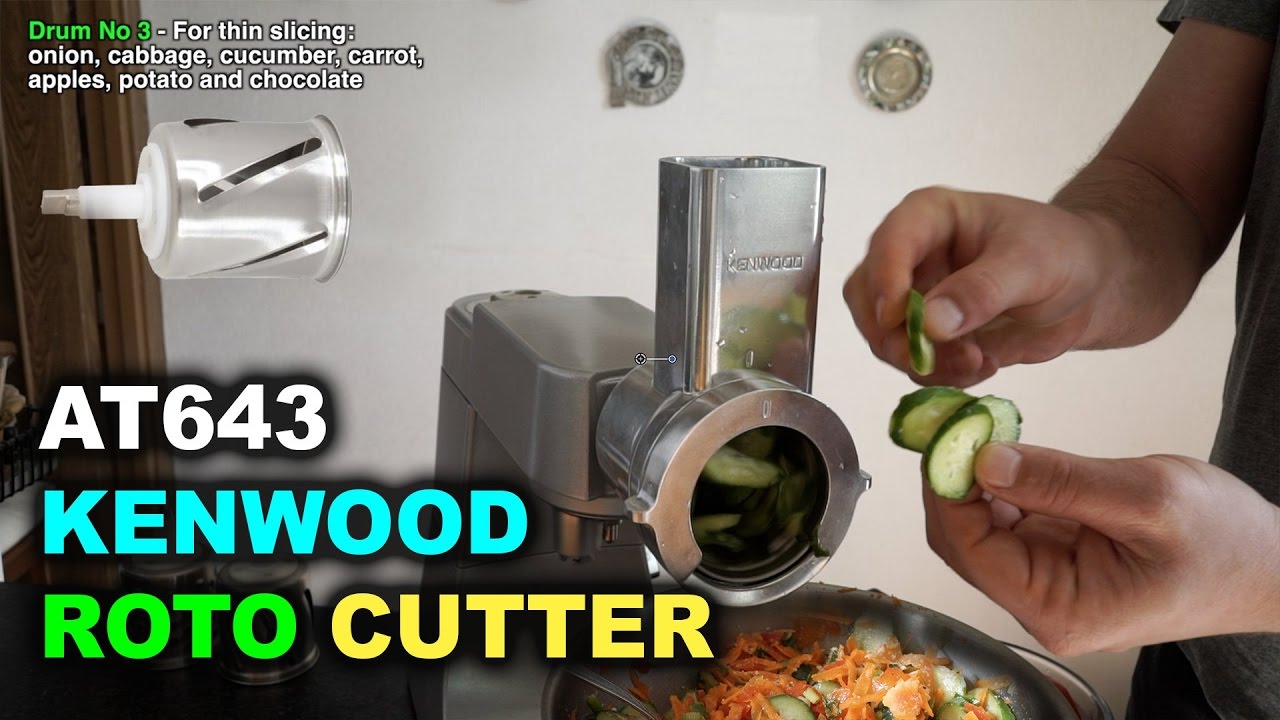 Kenwood Roto Food Cutter AT643 How to Use attachment