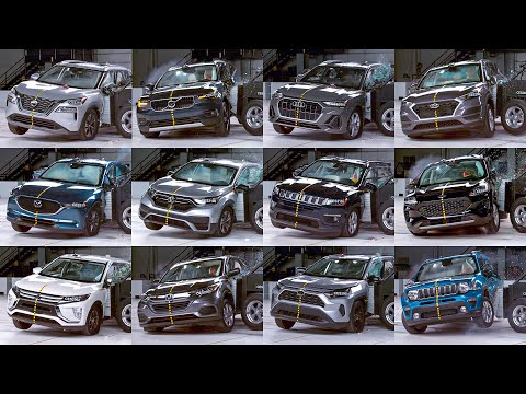 Crash Test 15 Small SUV (2021) Side Impact Comparison