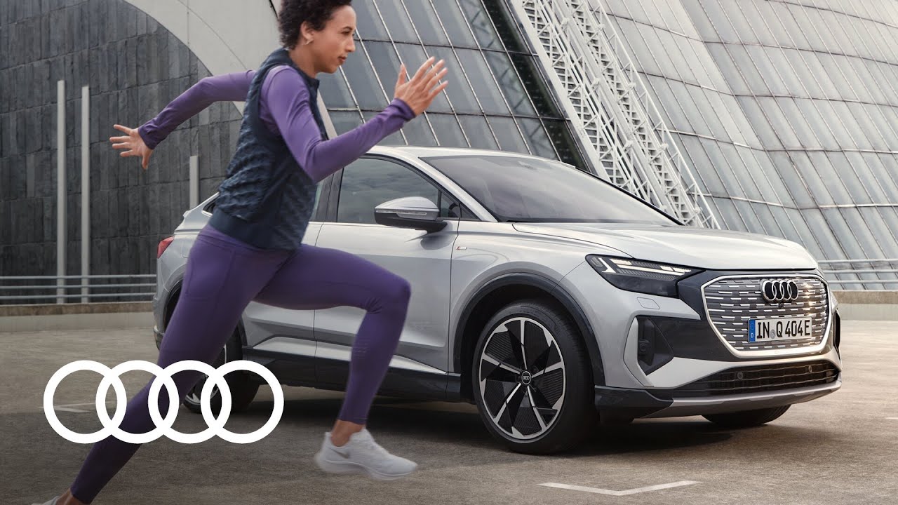 Progress starts at the finish line | Malaika Mihambo & the Audi Q4 e-tron