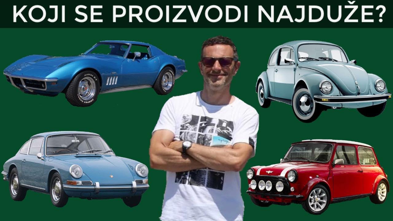 Koji modeli automobila se proizvode najduže?