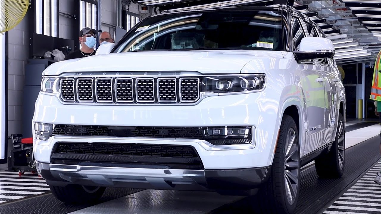 2022 Jeep Wagoneer Production Line / American SUV Factory