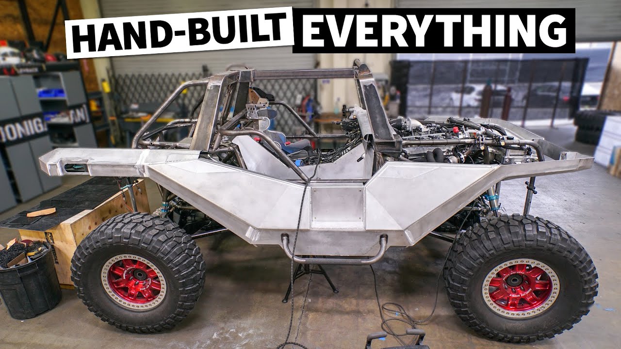 Making our 1,000hp HALO Warthog off-road READY! 1 of 1 hand-built METAL Warthog body & HUGE brakes!