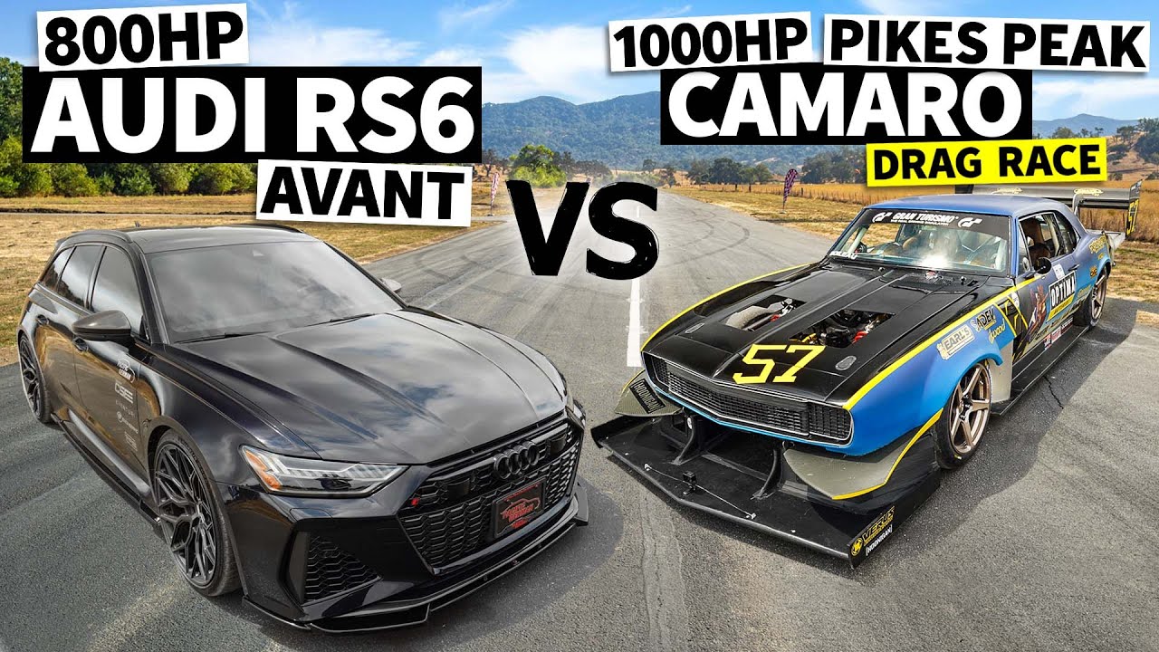 800hp 2021 Audi RS6 Avant vs 950hp 1967 Camaro Pikes Peak Special // THIS vs THAT