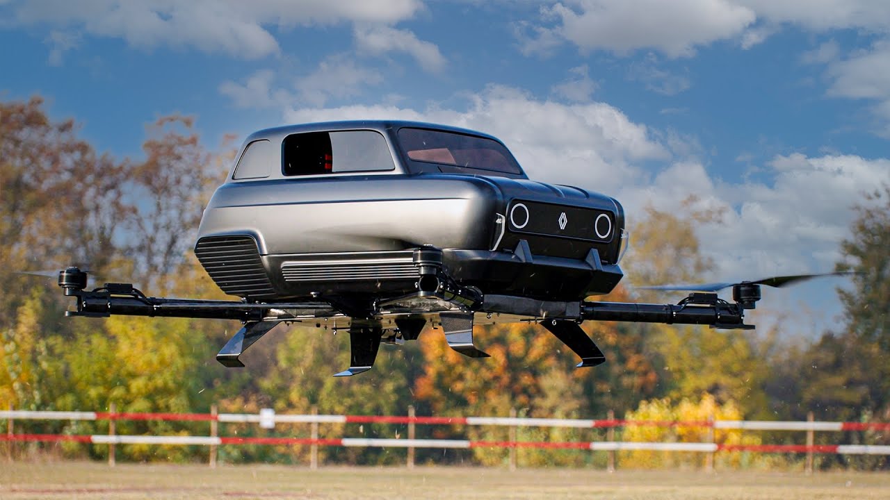 Flying Car Renault AIR4 – This Renault 4L Does Not Need Roads