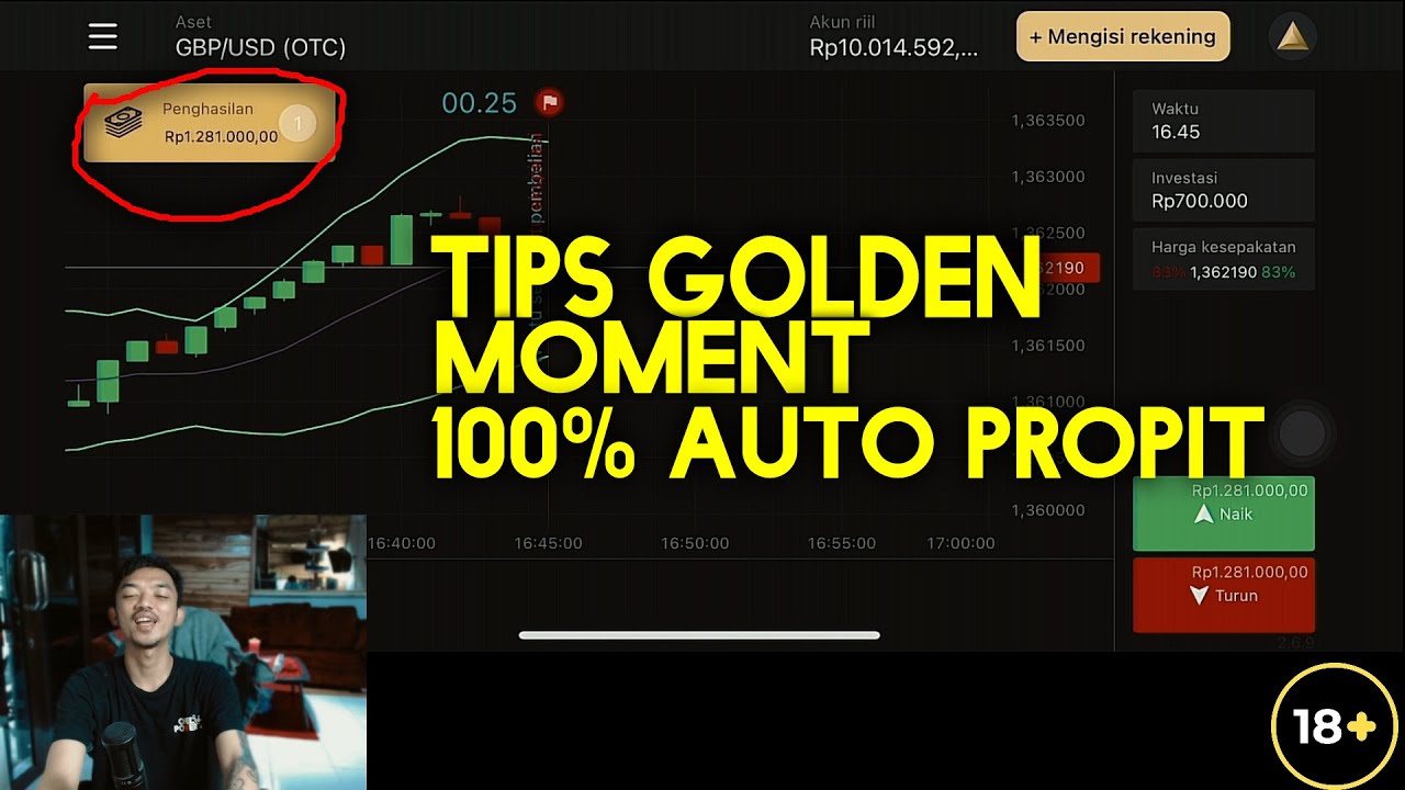 TIPS GOLDEN MOMENT DI BINOMO AUTO PROPIT 100%