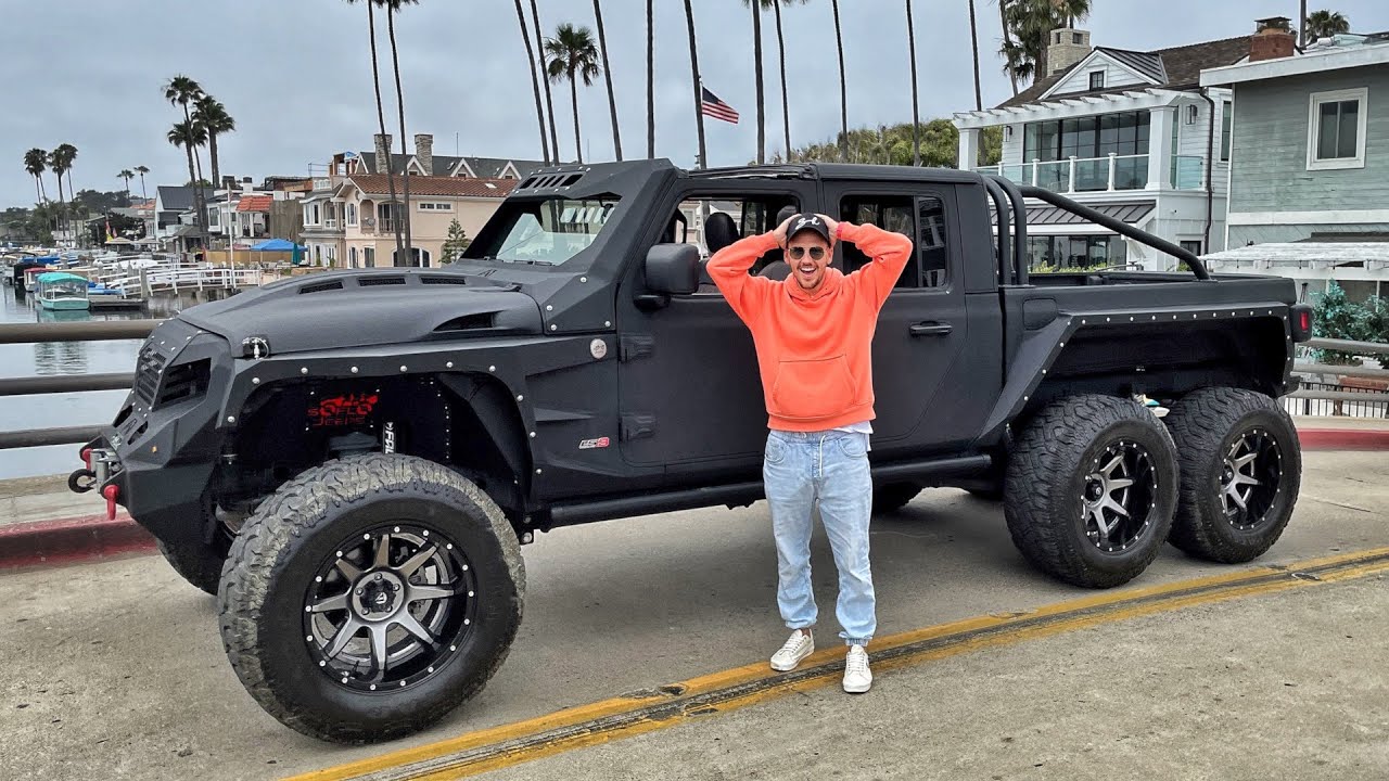 Converted Monster 6×6 Jeep Gladiator!