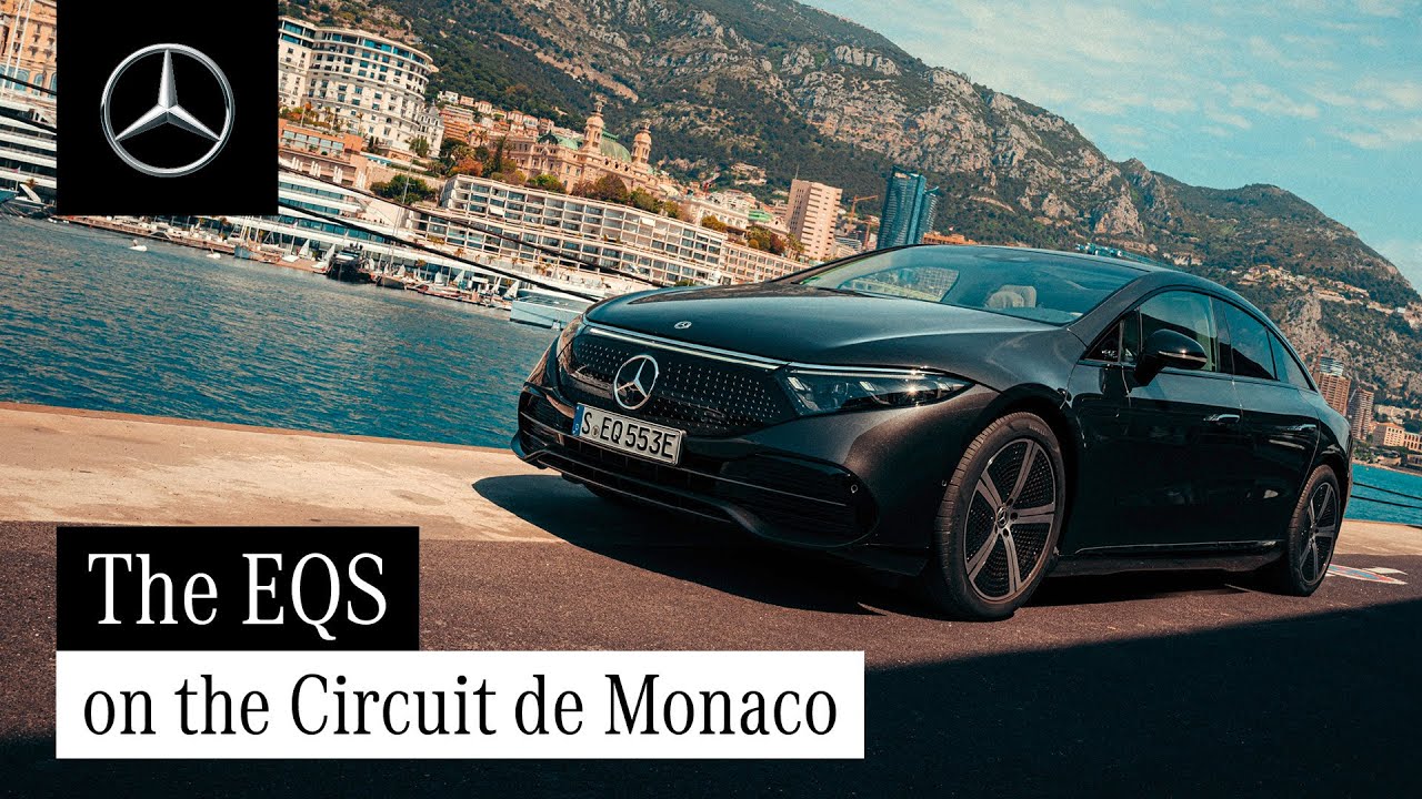 The EQS on the Circuit de Monaco