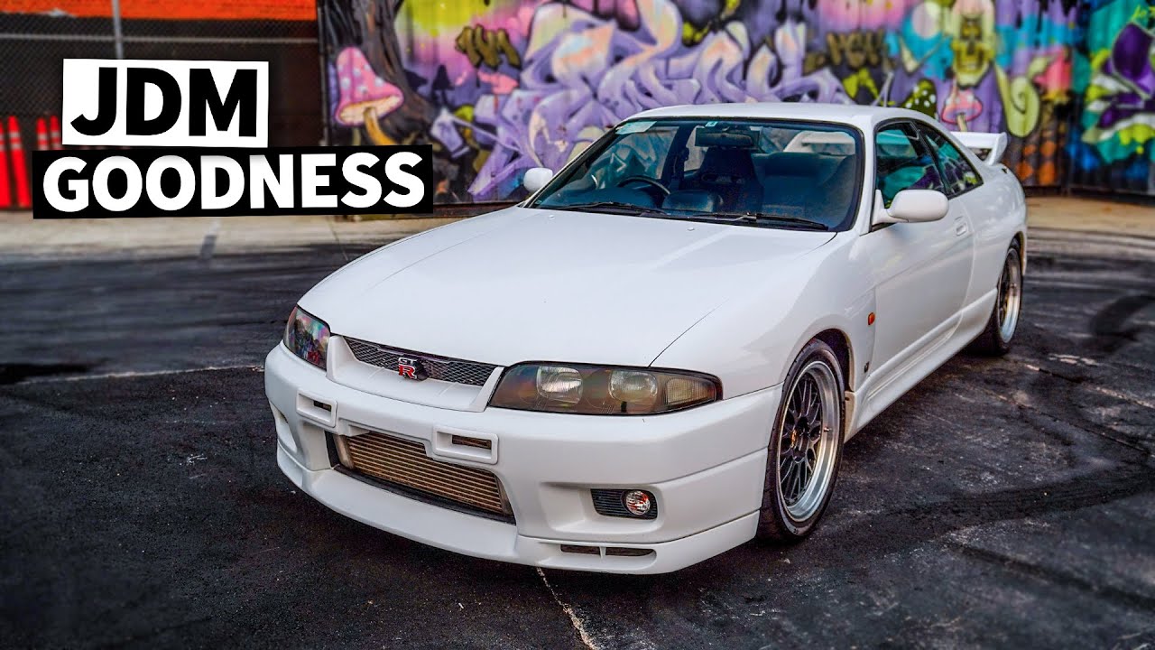 Hitting our Giveaway 1996 Nissan Skyline GT-R R33 with Motegis and Yokohamas!