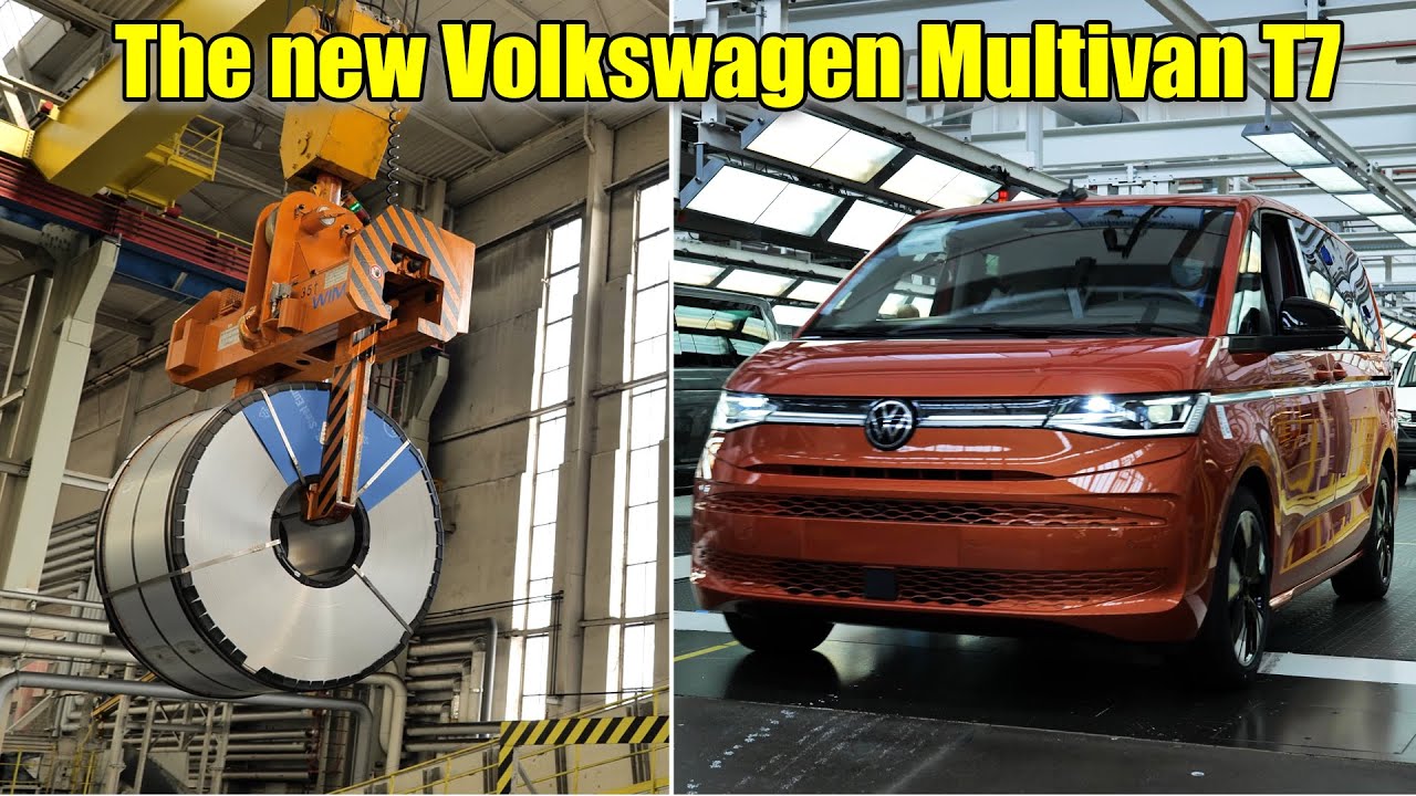 The new Volkswagen Multivan T7 (2022) Production line at Hanover plant