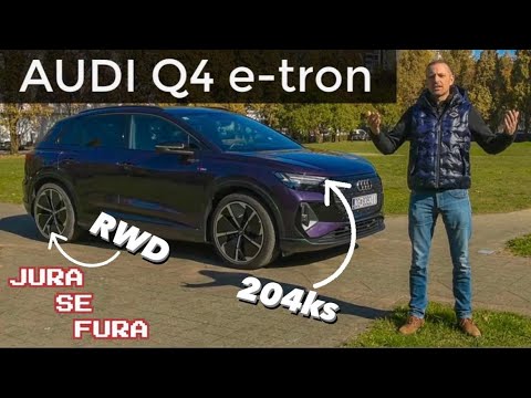 Prvi Audi s pogonom na stražnje kotače nakon R8! – Audi Q4 e-tron – Jura se fura