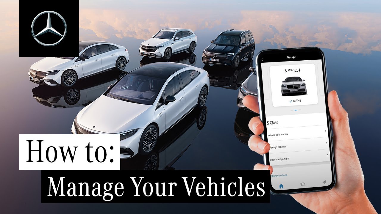How to Manage Your Vehicles in Your Mercedes me App