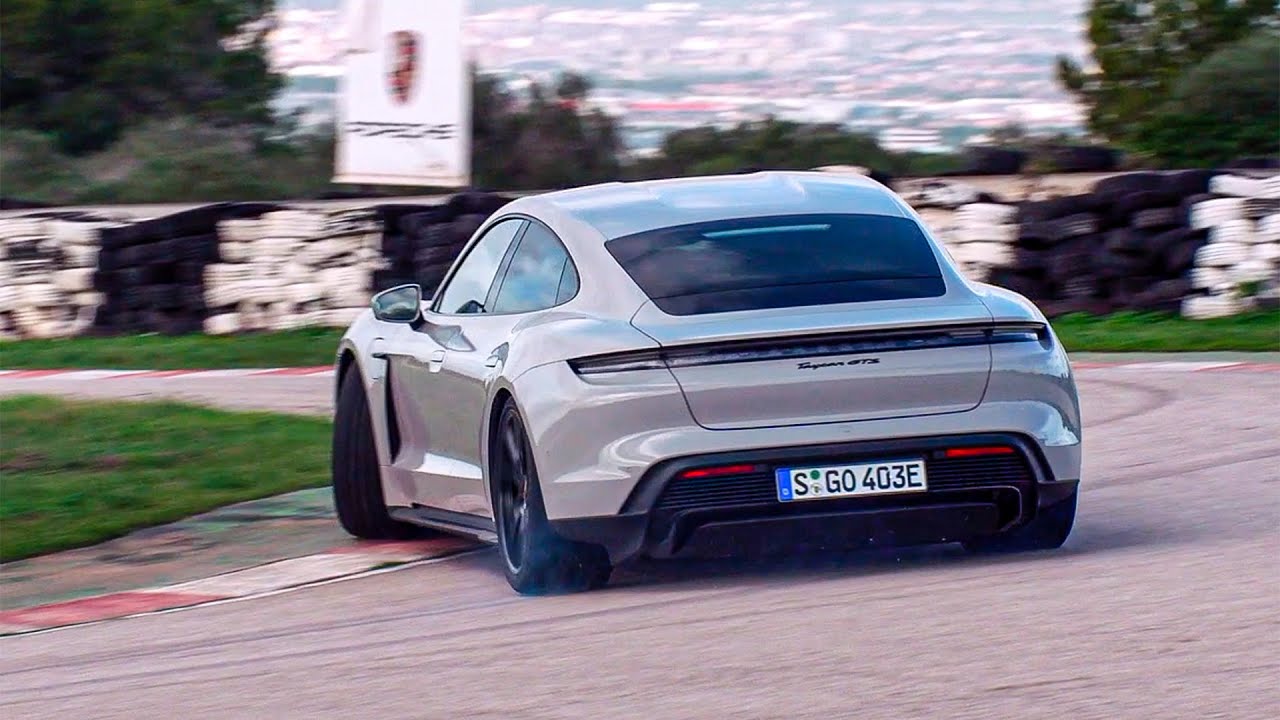 Testing the 2022 Porsche Taycan GTS on Track