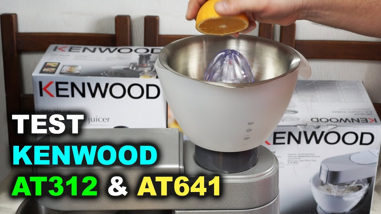 Kenwood AT312 & AT641 Unboxing and Test Juice Extractor