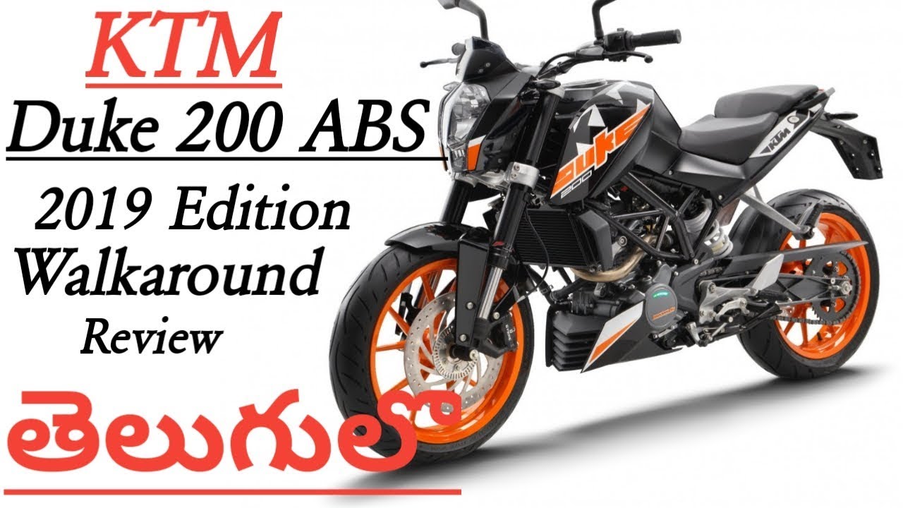 15 – KTM Duke 200 Single Channel ABS 2019 EDITION Full Detailed Walkaround Review In Telugu.