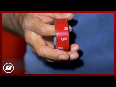 Remove permanent adhesive mounting tape from your car