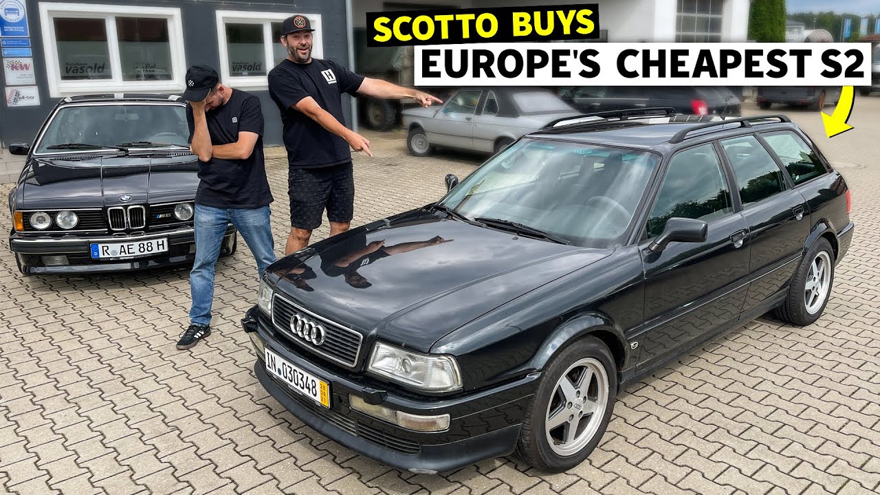 We go to Europe: Scotto meets the Audi S2 Avant he bought on the Internet. #CarcaineAbroad PART 1