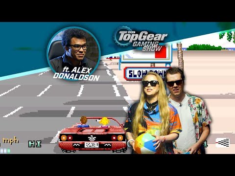 GAMING SHOW: Retro OutRun Challenge, Ferrari Testarossa + Star in a Reasonably Still Car | Top Gear