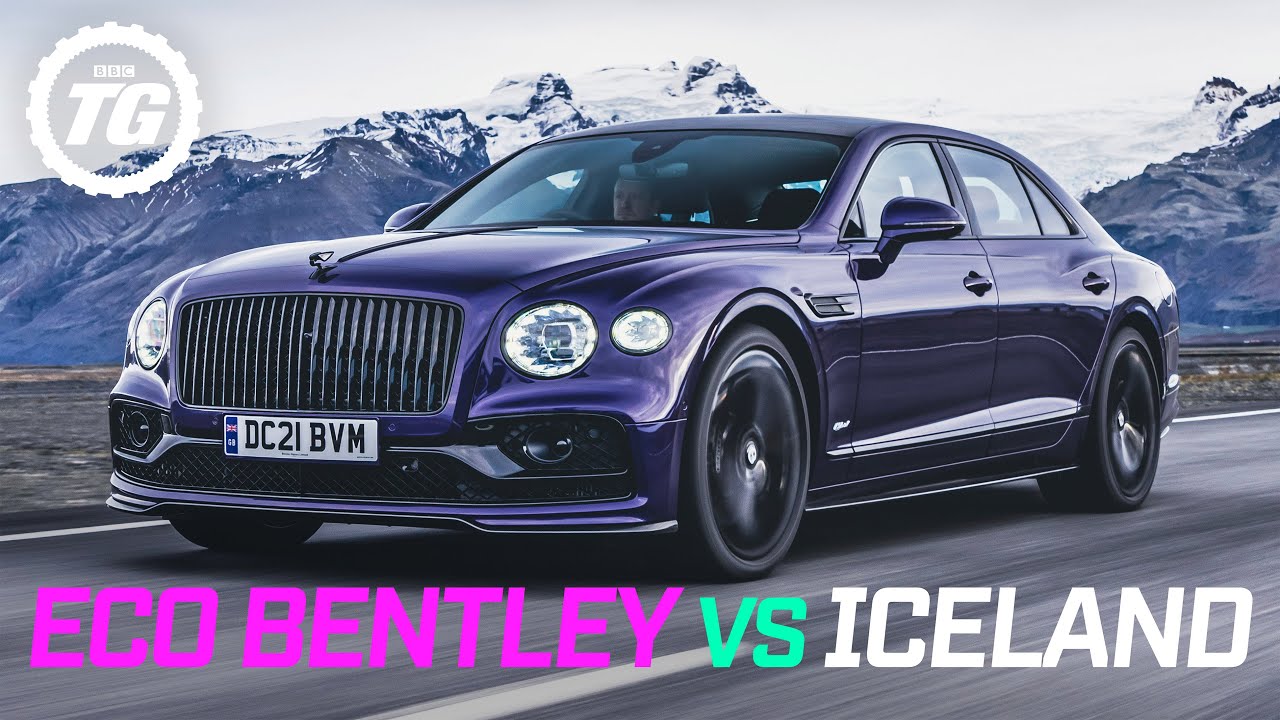 Bentley Flying Spur vs Iceland: can you run a £155k luxury car on water, straw and volcanos?