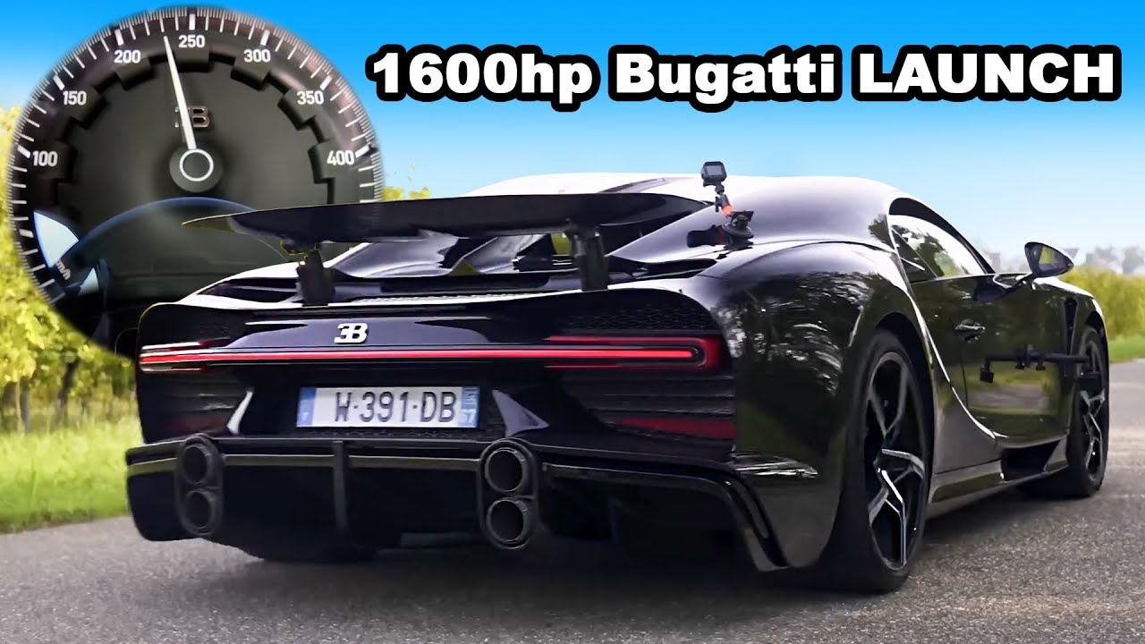 Launching a 1600hp Chiron Super Sport! ?