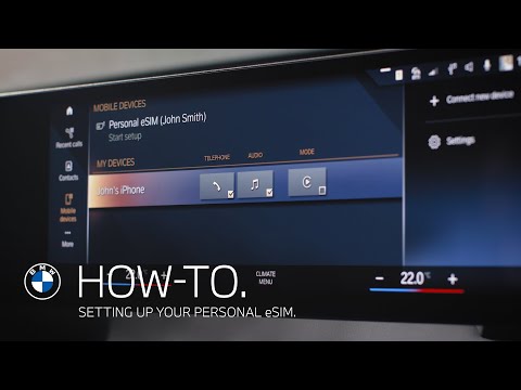 Setting up Your BMW Personal eSIM – BMW How-To