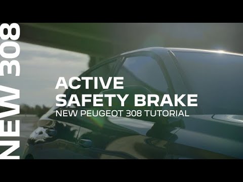 New PEUGEOT 308 Tutorial: Active safety brake