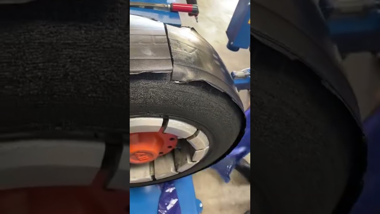 Tire Re-treading is so Satisfying ?? #shorts