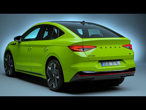 NEW Škoda Enyaq Coupé iV (2022) Elegant All-Electric SUV – Interior and Exterior Details