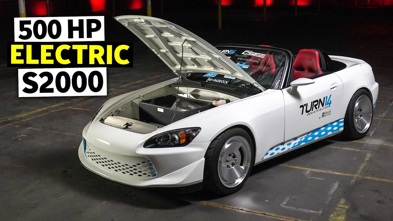 Tesla Converted 500hp Honda S2000 — All-Electric!