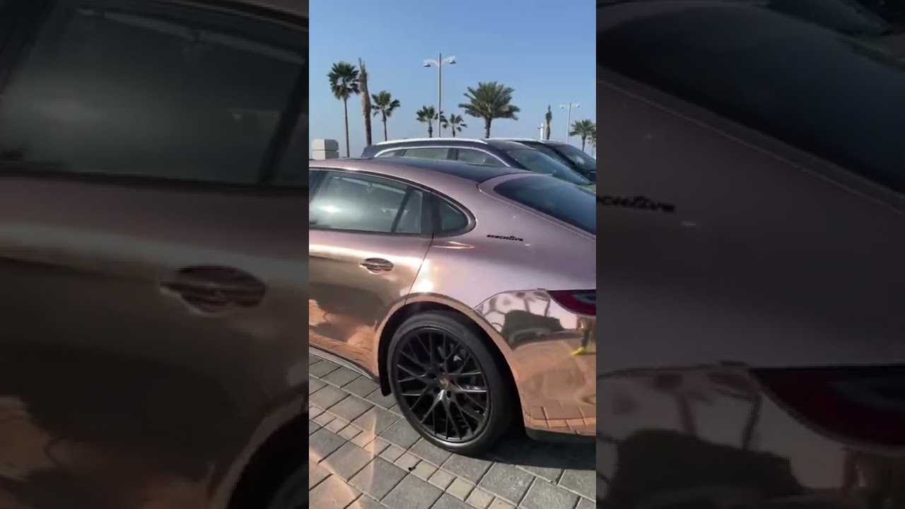 Rose Gold Executive Porsche ? #shorts