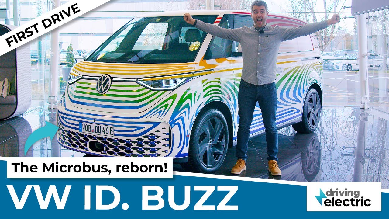 New 2022 Volkswagen ID. Buzz electric minibus and van first drive – DrivingElectric