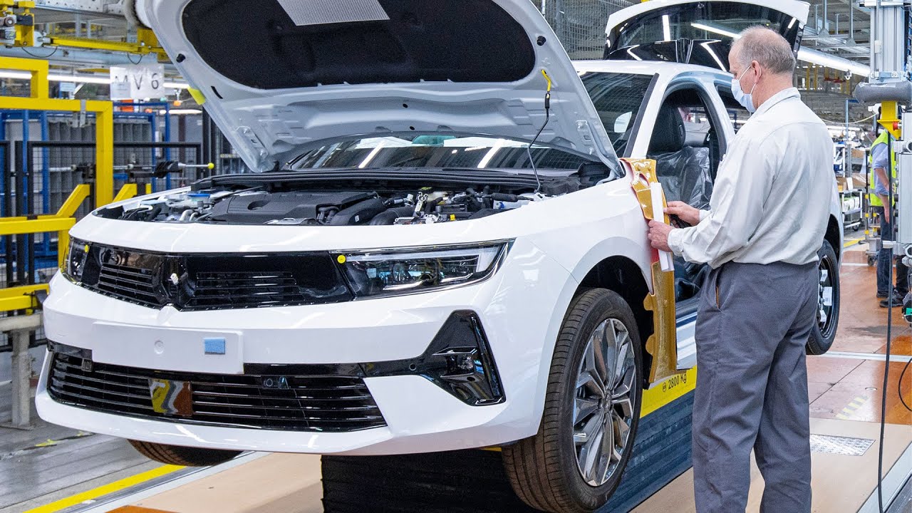 New 2022 Opel Astra – Production Line at the Rüsselsheim plant